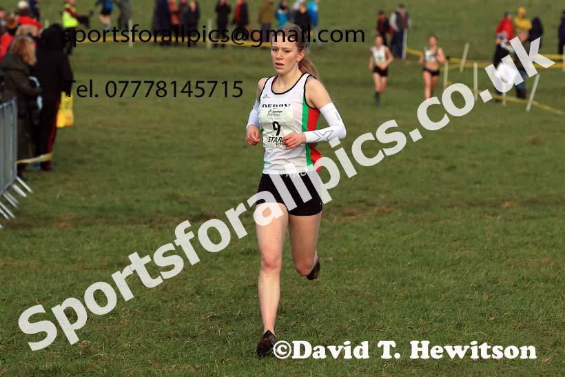 Junior Womens 2024 Northern Cross Country Champs., Sedgefield. Photo: David T. Hewitson/Sports for All Pics